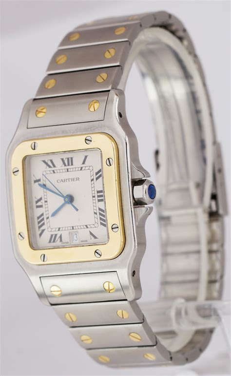 cartier santos galbee steel price.